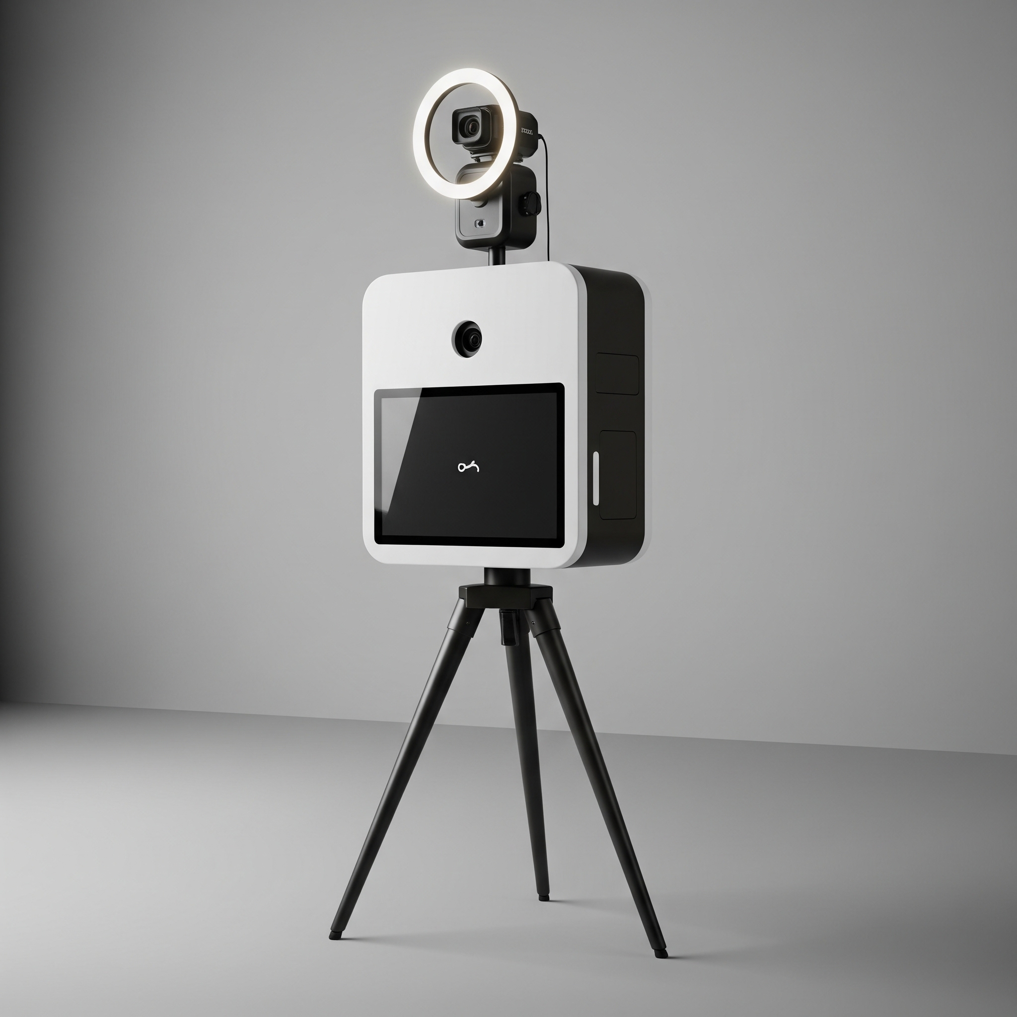 Moderne Fotobox im Einsatz