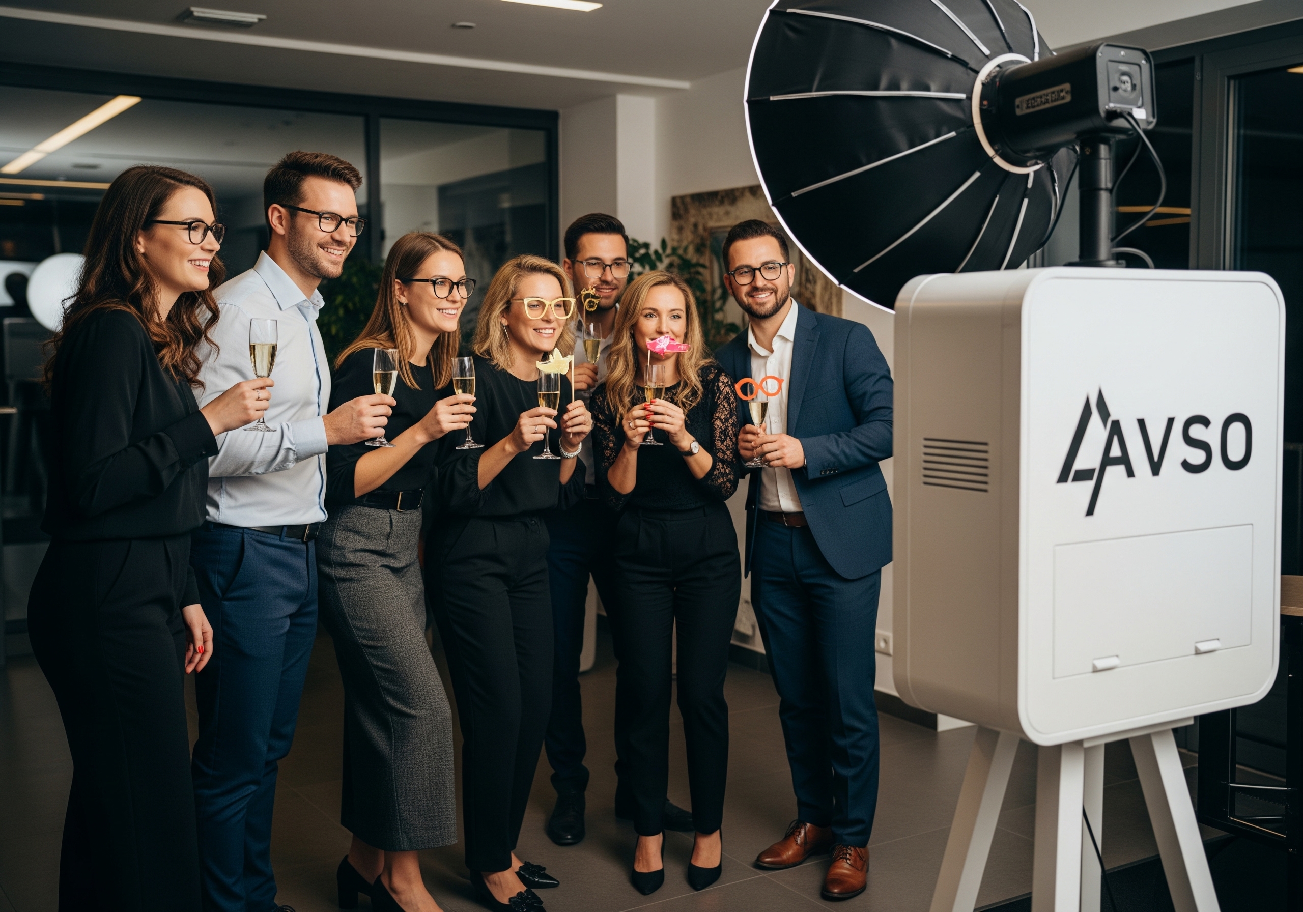 Fotobox auf Firmenfeier